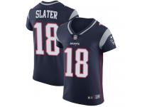 Nike Elite Matthew Slater Navy Blue Men's Jersey - New England Patriots #18 NFL Vapor Untouchable Home