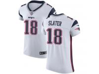 Nike Elite Matthew Slater White Men's Jersey - New England Patriots #18 NFL Vapor Untouchable Road