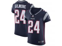 Nike Elite Stephon Gilmore Navy Blue Men's Jersey - New England Patriots #24 NFL Vapor Untouchable Home