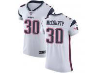 Nike Jason McCourty Elite White Road Men's Jersey - NFL New England Patriots #30 Vapor Untouchable
