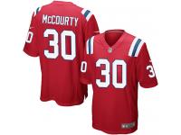 Nike Jason McCourty Game Red Alternate Men's Jersey - NFL New England Patriots #30