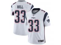Nike Jeremy Hill Limited White Road Men's Jersey - NFL New England Patriots #33 Vapor Untouchable