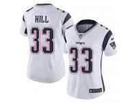 Nike Jeremy Hill Limited White Road Women's Jersey - NFL New England Patriots #33 Vapor Untouchable