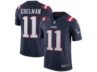 Nike Julian Edelman Limited Navy Blue Men's Jersey - NFL New England Patriots #11 Rush Vapor Untouchable