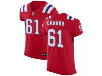 Nike Marcus Cannon Elite Red Alternate Men's Jersey - NFL New England Patriots #61 Vapor Untouchable