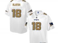 Nike Men NFL New England Patriots #18 Matthew Slater White Game Jersey