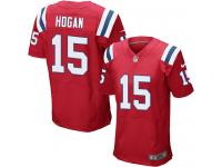 Nike Men's Chris Hogan Elite Red Alternate Jersey - New England Patriots NFL #15