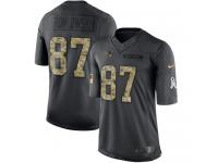 Nike Patriots #87 Rob Gronkowski Black Youth Stitched NFL Limited 2016 Salute to Service Jersey
