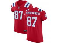 Nike Rob Gronkowski Elite Red Alternate Men's Jersey - NFL New England Patriots #87 Vapor Untouchable