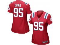 Nike Women's Chris Long Game Red Alternate Jersey - New England Patriots NFL #95