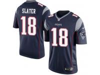 Nike Youth Matthew Slater Game Navy Blue Home Jersey - New England Patriots NFL #18