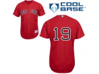 Red Koji Uehara Men #19 Majestic MLB Boston Red Sox Cool Base Alternate Jersey