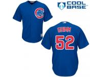 Royal Blue Justin Grimm Men #52 Majestic MLB Chicago Cubs Cool Base Alternate Jersey
