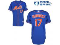 Royal Blue Keith Hernandez Men #17 Majestic MLB New York Mets Cool Base Alternate Home Jersey