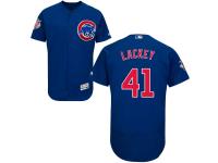 Royal John Lackey Men #41 Majestic MLB Chicago Cubs Flexbase Collection Jersey