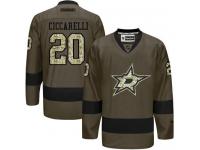 Stars #20 Dino Ciccarelli Green Salute to Service Stitched NHL Jersey