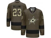 Stars #23 Brian Bellows Green Salute to Service Stitched NHL Jersey