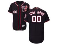 Washington Nationals Majestic Flexbase Authentic Collection Custom Jersey - Navy