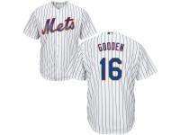 White Authentic Dwight Gooden Youth Jersey #16 Cool Base MLB New York Mets Majestic Home