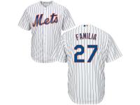 White Authentic Jeurys Familia Youth Jersey #27 Cool Base MLB New York Mets Majestic Home