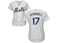 White Authentic Keith Hernandez Women's Jersey #17 Cool Base MLB New York Mets Majestic Home