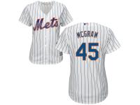 White Authentic Tug McGraw Women's Jersey #45 Cool Base MLB New York Mets Majestic Home