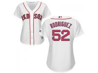 White Eduardo Rodriguez Women #52 Majestic MLB Boston Red Sox 2016 New Cool Base Jersey