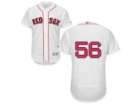 White Joe Kelly Men #56 Majestic MLB Boston Red Sox Flexbase Collection Jersey