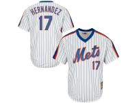 White Keith Hernandez Men #17 Majestic MLB New York Mets Cooperstown Collection Jersey