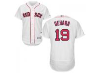 White Koji Uehara Men #19 Majestic MLB Boston Red Sox Flexbase Collection Jersey