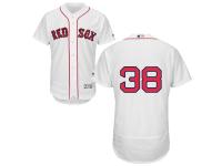 White Rusney Castillo Men #38 Majestic MLB Boston Red Sox Flexbase Collection Jersey