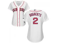 White Xander Bogaerts Women #2 Majestic MLB Boston Red Sox 2016 New Cool Base Jersey