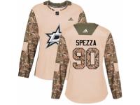 Women Adidas Dallas Stars #90 Jason Spezza Camo Veterans Day Practice NHL Jersey