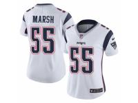 Women Nike New England Patriots #55 Cassius Marsh White Vapor Untouchable Limited Player NFL Jersey