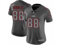Women Nike New England Patriots #88 Martellus Bennett Gray Static Vapor Untouchable Game NFL Jersey