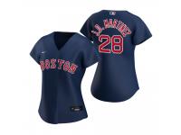 Women's Boston Red Sox J.D. Martinez Nike Navy 2020 Alternate Jersey
