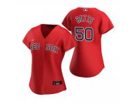 Women's Boston Red Sox Mookie Betts Nike Red 2020 Alternate Jersey