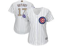 Women's Chicago Cubs Kris Bryant Majestic White 2017 Gold Program Player Jersey