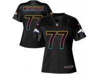 Women's Game Karl Mecklenburg #77 Nike Black Jersey - NFL Denver Broncos Fashion