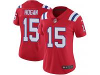Women's Limited Chris Hogan #15 Nike Red Alternate Jersey - NFL New England Patriots Vapor Untouchable