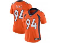 Women's Limited Domata Peko #94 Nike Orange Home Jersey - NFL Denver Broncos Vapor Untouchable