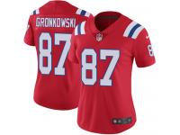 Women's Limited Rob Gronkowski #87 Nike Red Alternate Jersey - NFL New England Patriots Vapor Untouchable