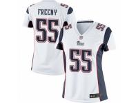 Women's Nike New England Patriots #55 Jonathan Freeny Limited White NFL Jersey
