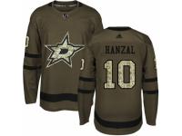 Youth Adidas Dallas Stars #10 Martin Hanzal Green Salute to Service NHL Jersey