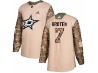 Youth Adidas Dallas Stars #7 Neal Broten Camo Veterans Day Practice NHL Jersey