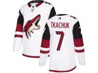 Youth Adidas Keith Tkachuk Authentic White Away NHL Jersey Arizona Coyotes #7