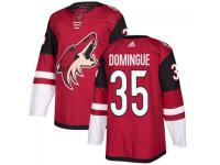 Youth Arizona Coyotes # 35 Louis Domingue adidas Maroon Authentic Jersey 2017