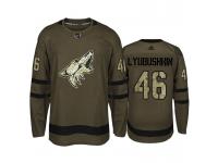 Youth Arizona Coyotes Ilya Lyubushkin #46 Military Camo Jersey