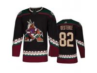 Youth Arizona Coyotes Jordan Oesterle #82 Throwback Alternate Black Jersey