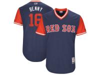 Youth Boston Red Sox Andrew Benintendi Benny Majestic Navy 2017 Players Weekend Jersey